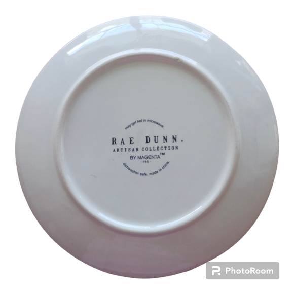 Rae Dunn 6" "Roll With It" Plate - Picture 2 of 2